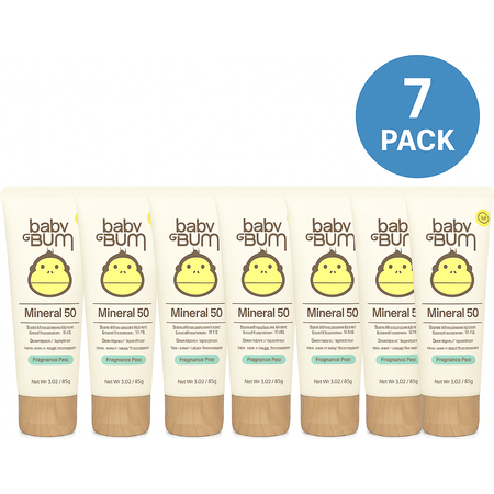 Baby Bum Mineral Sunscreen SPF 50 3oz 7 Pack Fragrance Free New