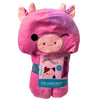 Squishmallows Patty the Cow Hooded Blanket 30" x 50" Wearable New