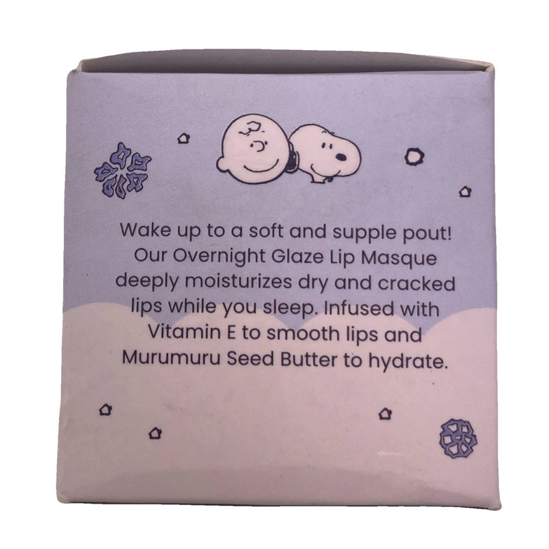 The Crème Shop x Peanuts Overnight Glaze Lip Masque Vanilla 3 Pack New