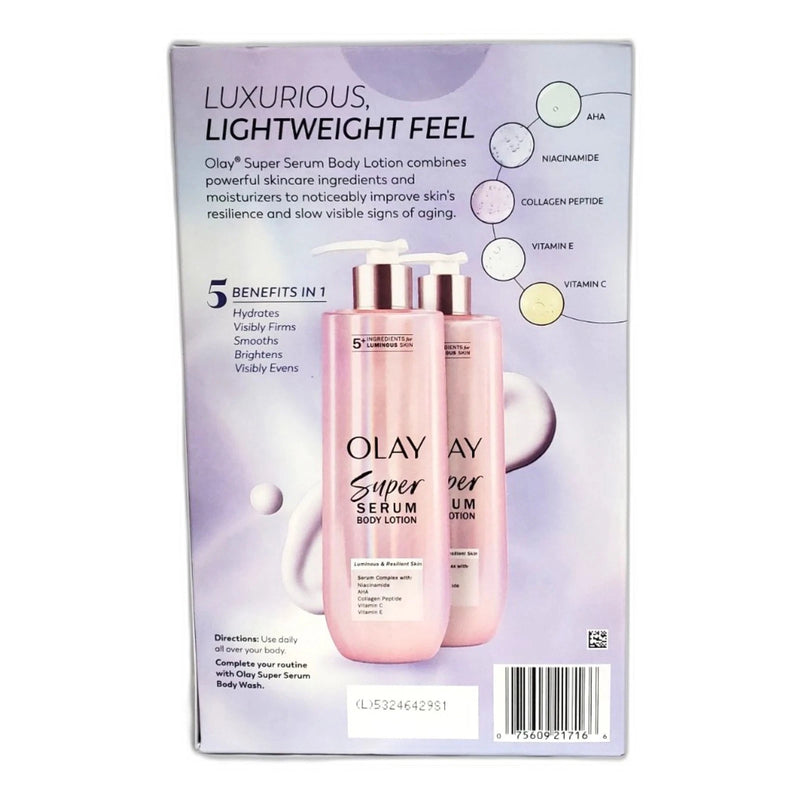 Olay Super Serum Body Lotion 18.5 Fl Oz Moisturizing Lotion for Skin New