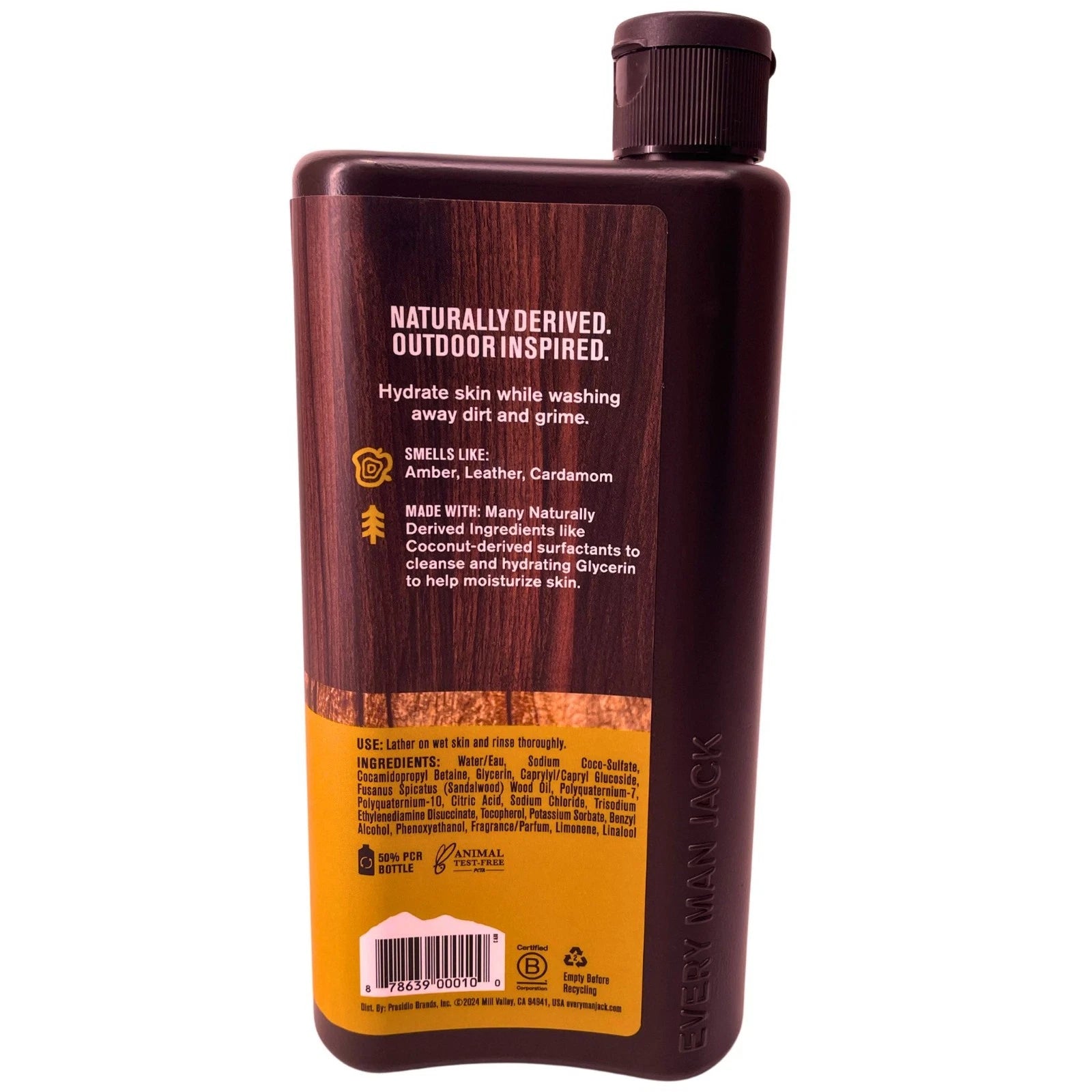 Every Man Jack Sandalwood Hydrating Body Wash 16.9oz 2 Pack