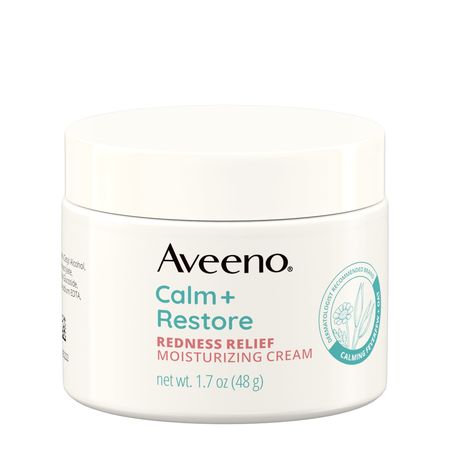 Aveeno Calm + Restore Redness Relief Cream, Face Moisturizer, 1.7 oz 1