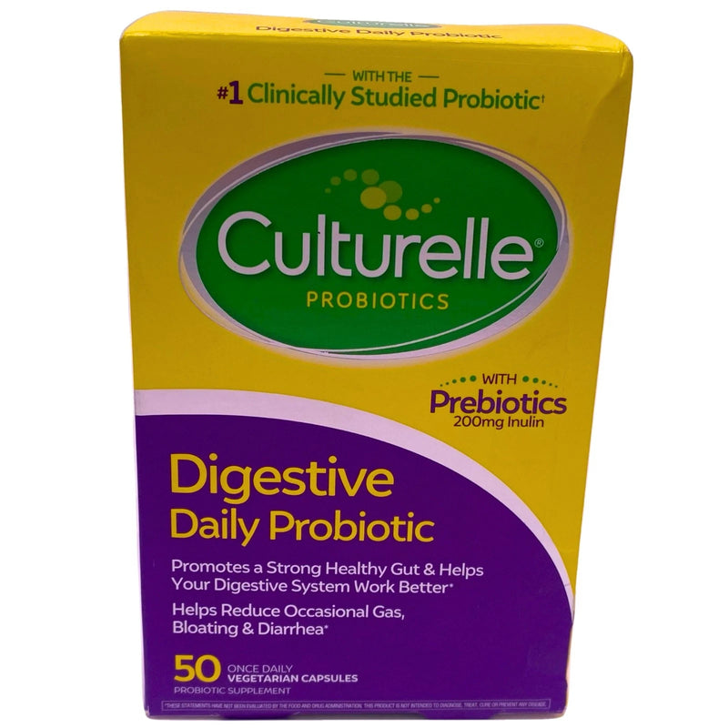 Culturelle Digestive Daily Probiotic with Prebiotics Inulin 1 Pack Exp 11/26 New