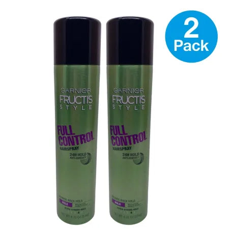 Garnier Fructis Full Control Hairspray 8.25oz 2 Pack Anti Humidity New