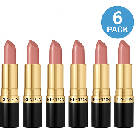 Revlon Super Lustrous Lipstick 6 Pack Long Wear Creamy Finish New
