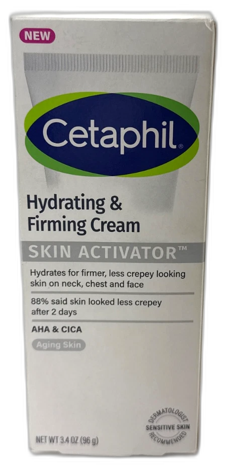 Cetaphil Skin Activator Hydrating Firming Cream AHA Cica 3.4oz Pack of 3 New