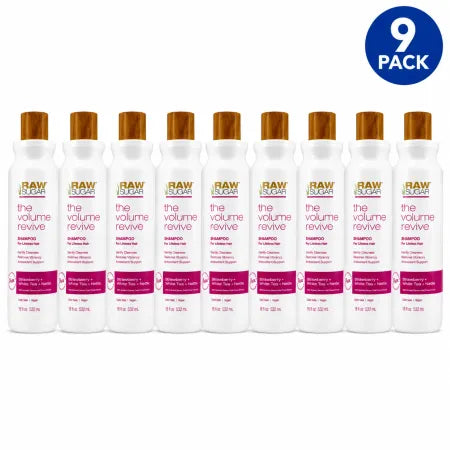 Raw Sugar The Volume Revive Shampoo Strawberry White Tea Nettle 18 fl oz 9 Pack