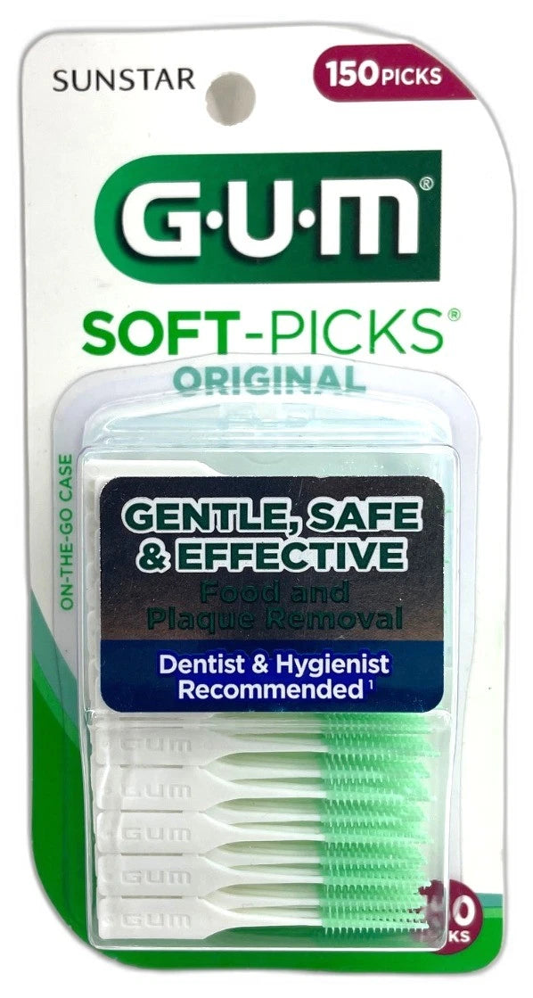Gum Soft-Picks Original Dental Picks Dentist Recommended 150 Count Pack of 3 New