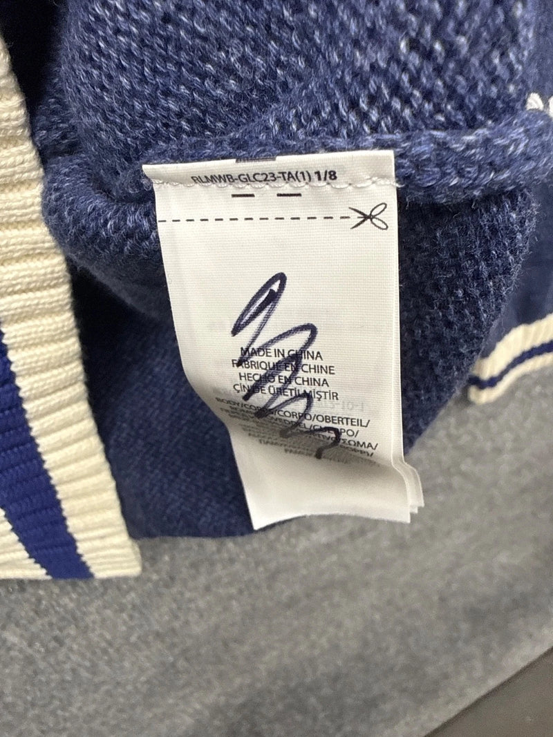 Polo Ralph Lauren Sweater Blue and beige Size 18-20 Boys/Girls NWOT