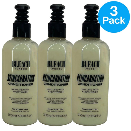 Bleach London Reincarnation Conditioner Bond Restoring Cream 10.14fl oz 3 Pack