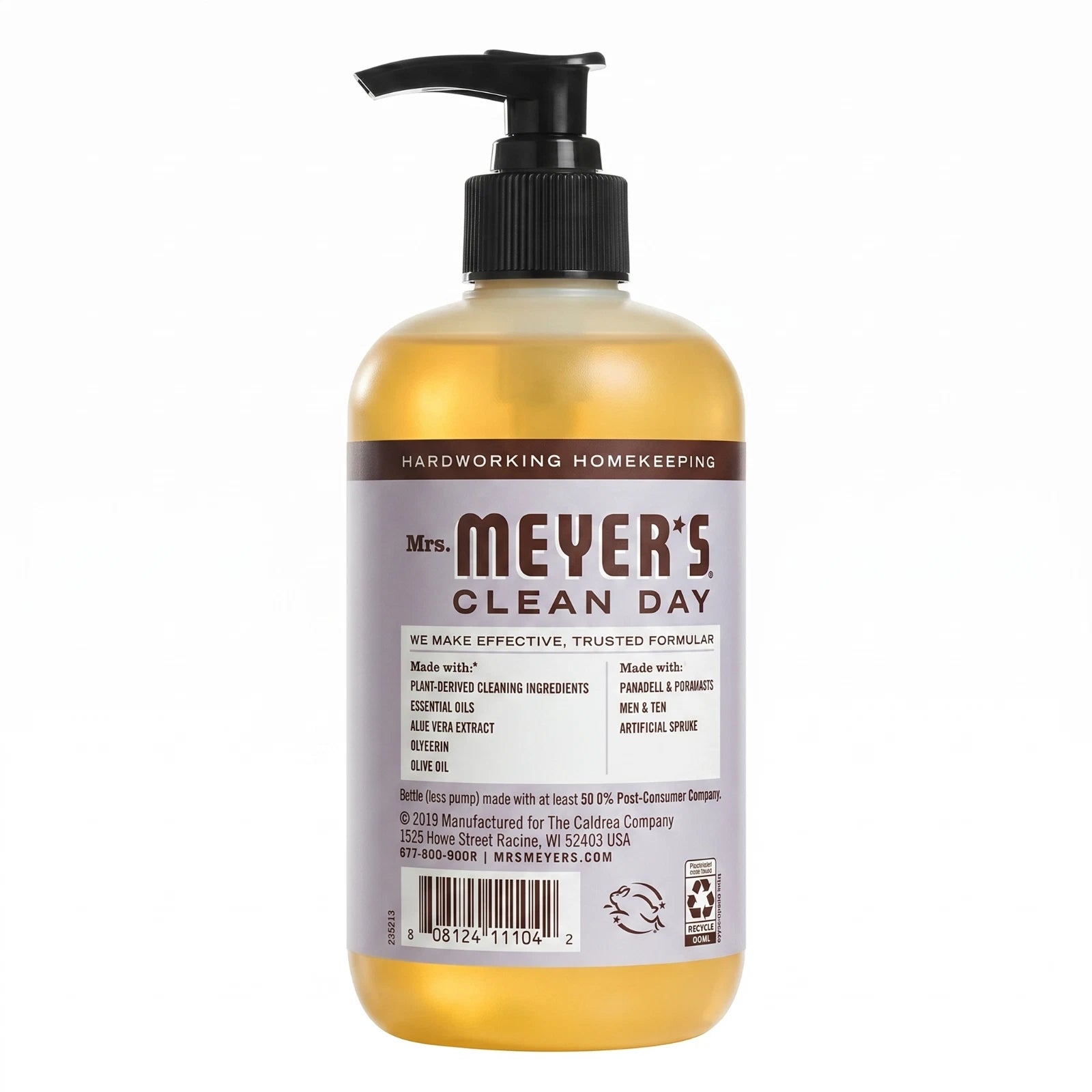 Mrs. Meyer's Clean Day Liquid Hand Soap Lavender Scent 5 Pack New 3