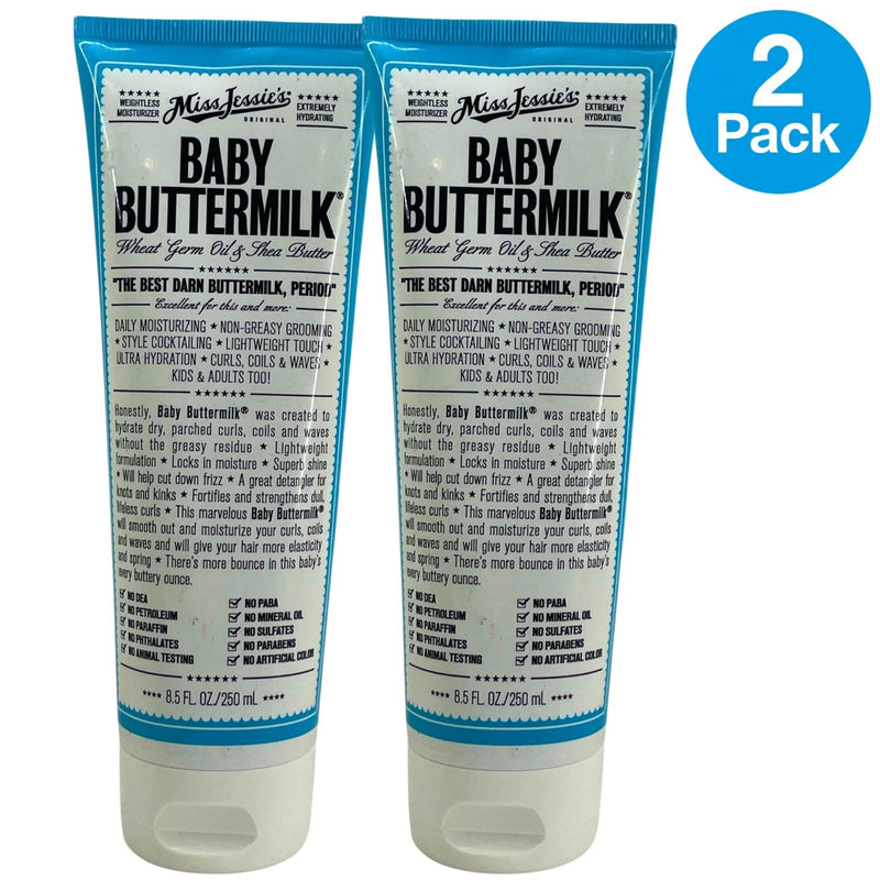 Miss Jessie's Baby Buttermilk Wheat Germ Oil & Shea Butter 250ml (2 Pack)