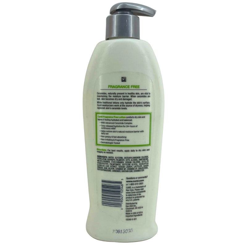 Curél Fragrance Free Comforting Lotion for Dry Sensitive Skin 13 oz 3 Pack New