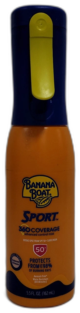 Banana Boat 360 Coverage SPF 50 Sunscreen Spray 5.5oz Exp 02/27 Pack of 3 New