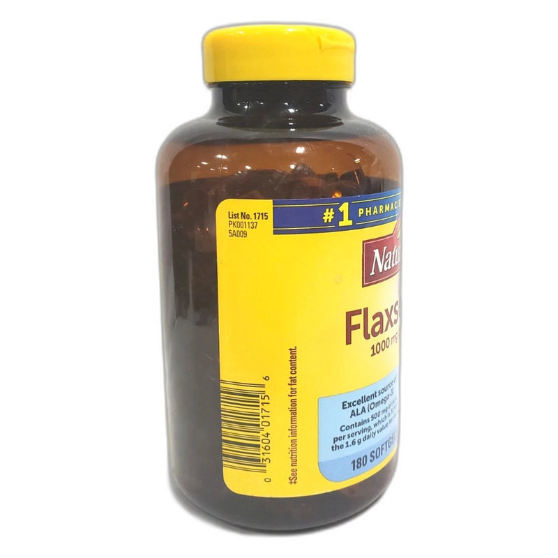 Flaxseed Oil 1000mg Omega 3 Fish Free Dietary Exp 02/27 Pack of 3 New