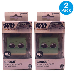 Star Wars The Mandalorian Bitty Boomers Grogu Portable Bluetooth Speaker with Ke