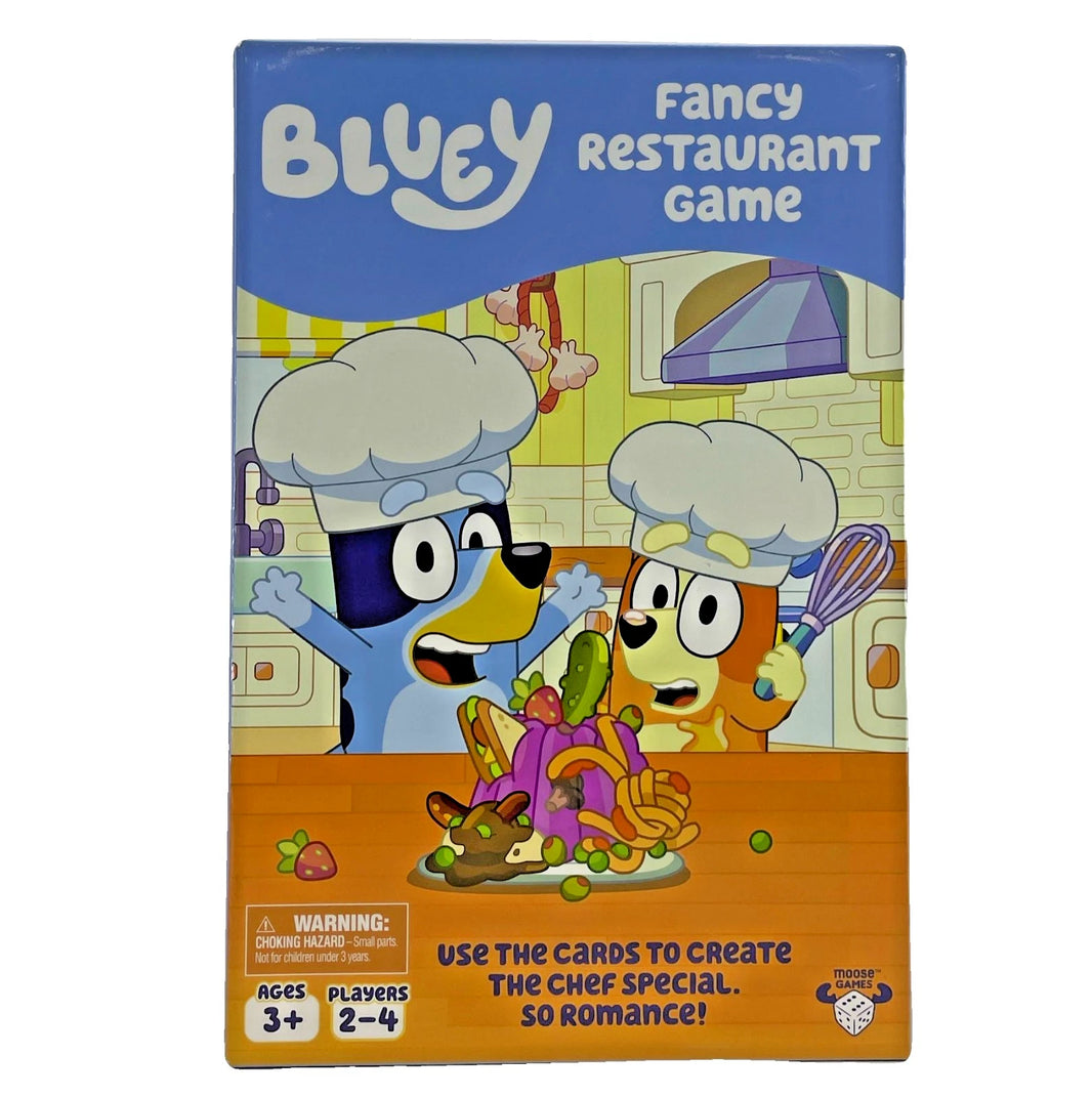 Bluey Fancy Restaurant Game Moose Games Create The Chef Special 2 Pack New