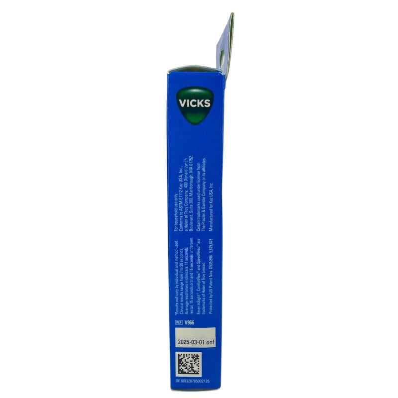 Vicks ComfortFlex Digital Thermometer Fast 8 Second Reading Color Coded 2 Pack