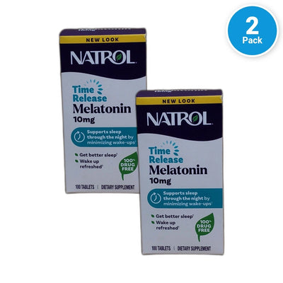 Natrol Sleep Advanced Melatonin Tablets 200 Total Exp 05/28 Pack of 2 New