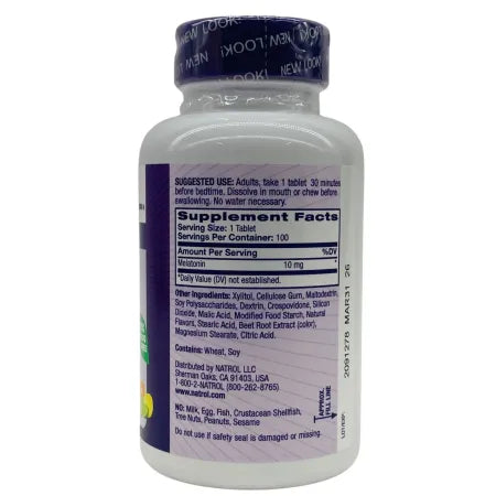 Natrol Melatonin 10mg 100ct Fast Dissolve – 2 Pack – New