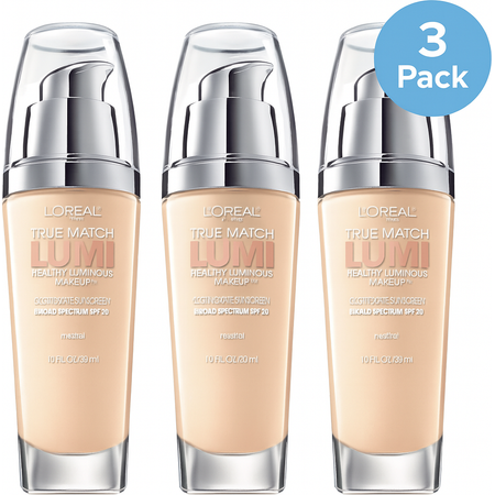 L'Oréal True Match Lumi SPF 20 1.0 Fl Oz 3 Pack New 1