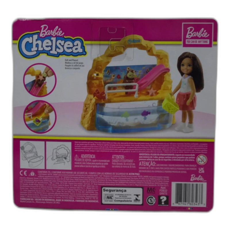 Barbie Chelsea Doll Otter Playset Water Slide New Toy Gift New