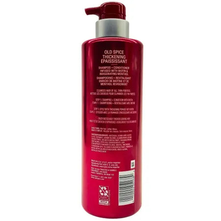 Old Spice Thickening 2-in-1 Shampoo + Conditioner 17.9 fl oz – New