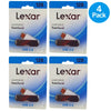 Lexar JumpDrive TwistTurn2 128GB USB 2.0 Flash Drive Swivel 4 Pack New