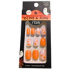 Olive & June Super Stick Mani Extra Short Round Press-On Tabs, Pumpkin Party, 32 Ct - 1 Pack