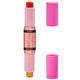 Makeup Revolution Blush & Highlight Stick , Coral Dew 4.3 g - 1 Pack