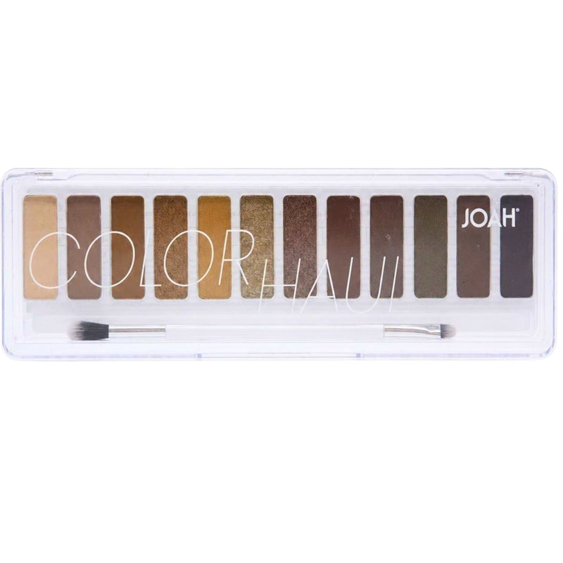 JOAH Color Haul 12 Eyeshadow Palette Shimmer Gold Bronze 03 Get Rich Quick 0.36oz - 1  Pack
