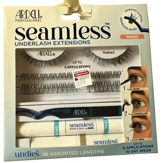 Ardell Seamless Underlash Extensions Naked Assorted Lengths Starter Kit 1 Pack