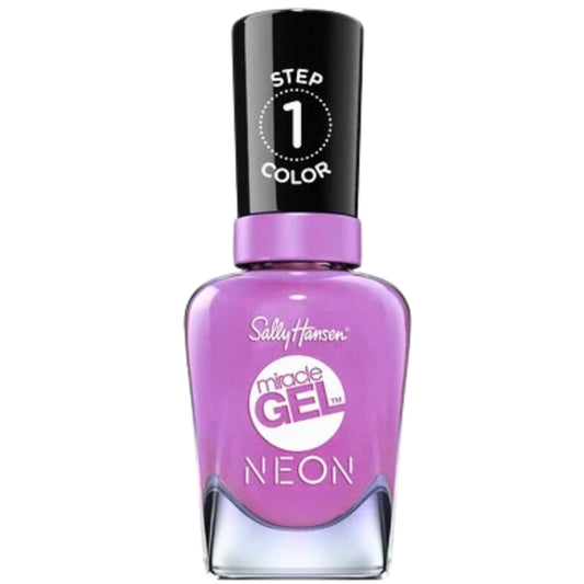 Sally Hansen Miracle Gel Neon Nail Color Polish 054 Violet Voltage 0.5 fl oz - 1 Pack