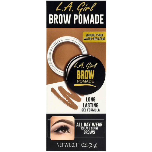 L.A. Girl Brow Pomade GBP362 Taupe 0.11 oz NIPS Smudge-Proof Water-Resistant - 1 Pack