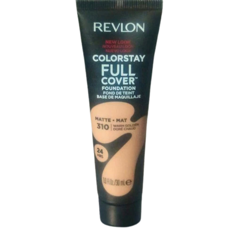 REVLON ColorStay Liquid Foundation Full Coverage, 310 Warm Golden 1 Oz - 1 Pack