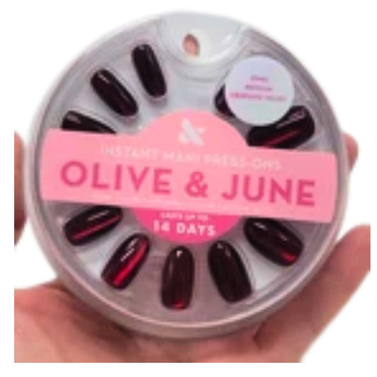 Olive & June Instant Mani Press On Nails Oval Medium 42 Ct - Obsessed Velvet,0.07 oz - 1 Pack