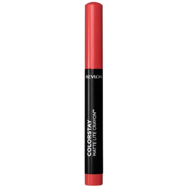Revlon ColorStay Matte Lite Crayon Lipstick 008 She's Fly Red Longwear 0.049oz - 1 Pack