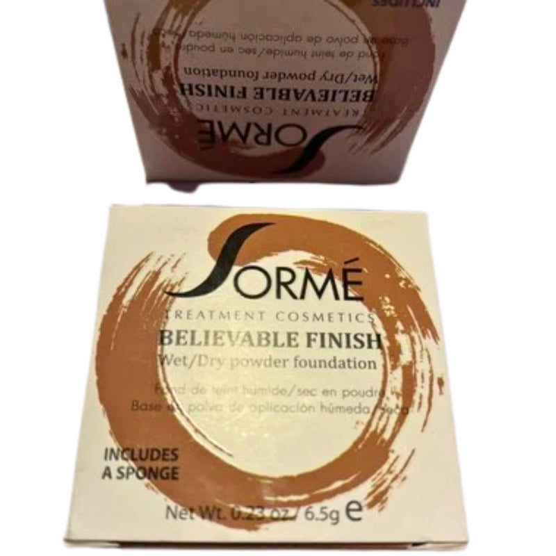 Sorme Believable Finish Wet / Dry Powder Foundation 403 Pure Beige, 0.23 oz - 1 Pack