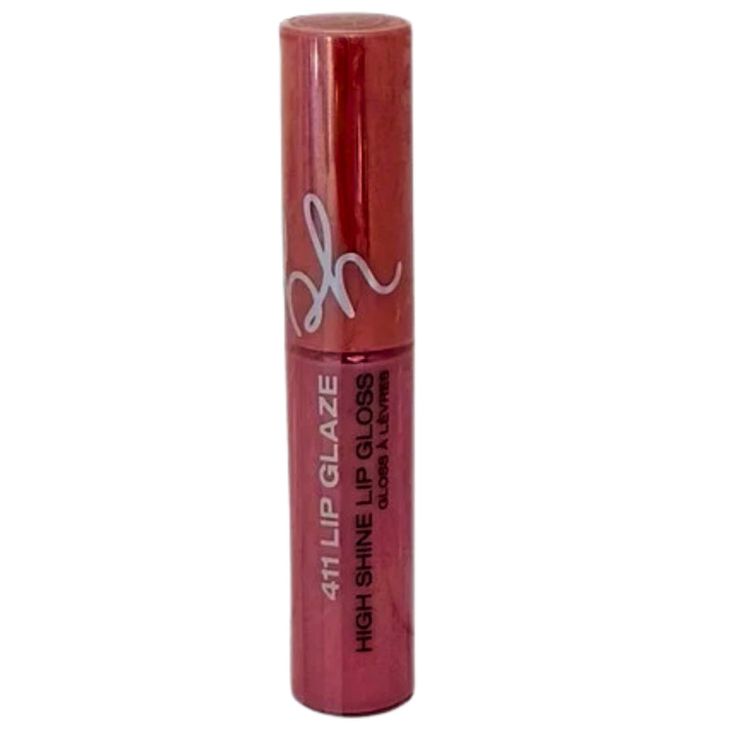 bh Cosmetics 411 LIP GLAZE High Shine Lip Gloss Highly Pigmented Shade SPEAK UP - 1 Pack