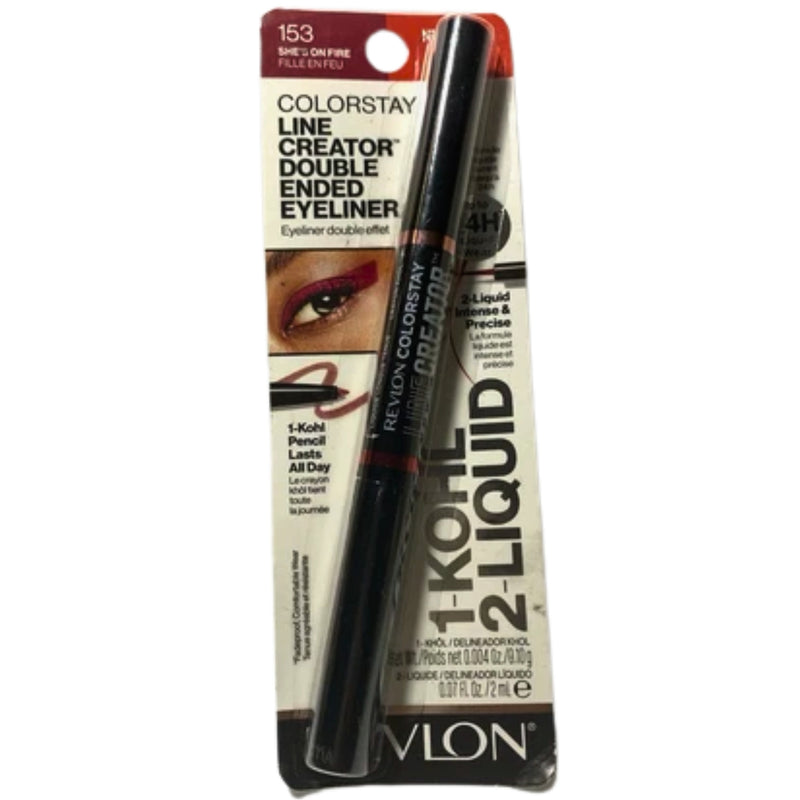 Revlon Colorstay Line Creator Double Ended Eyeliner - 153 SHE'S ON FIRE - 1 Pack