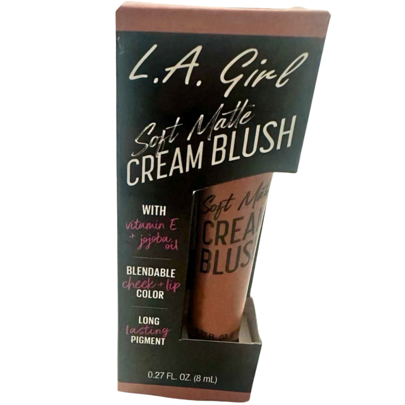 L.A. Girl Soft Matte Cream Blush – Cutie GBL440 – 0.27 fl oz (8 mL) – 1 Pack