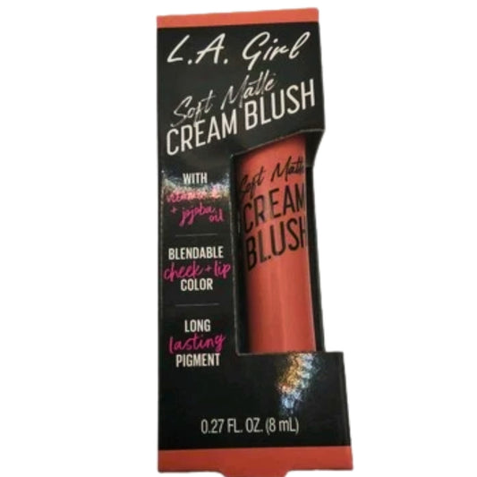 LA Girl Soft Matte Cream Blush Cutie GBL440, 0.27 fl oz - 1 Pack