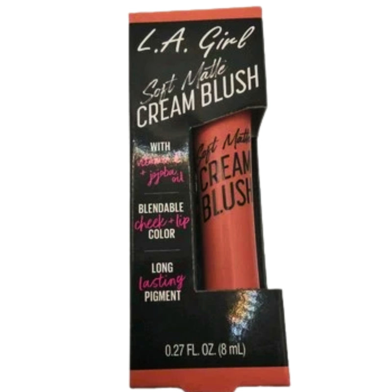 LA Girl Soft Matte Cream Blush Cutie GBL440, 0.27 fl oz - 1 Pack