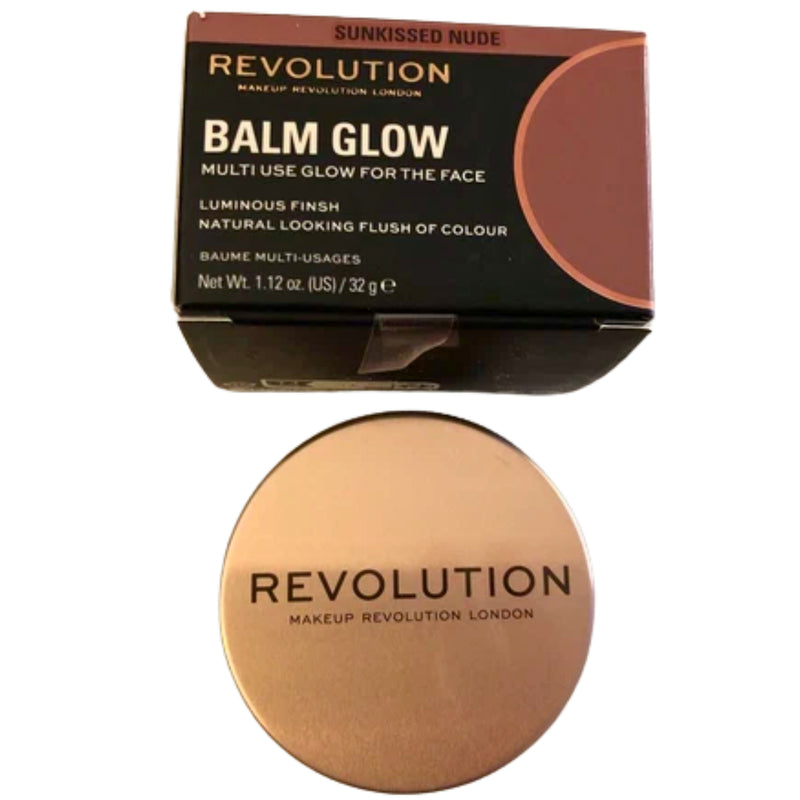 Makeup Revolution Balm Glow Shade Sunkissed Nude Multi-Use Balm for The Face NIB -1 Pack