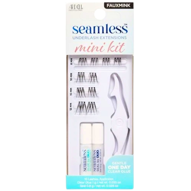 Ardell Seamless Underlash Extensions Fauxmink Mini Kit, 10 Lashes (1 Pack)