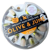 Olive And June creepy cobweb Halloween medium almond French tip press on nails, 0.07oz - 1 Pack