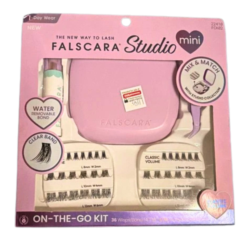 Falscara Studio Mini FCK02 Classic Volume Lash Clusters 8mm-12mm 36ct, 0.16oz - 1 Pack