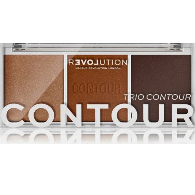 Makeup Revolution Revlove Colour Play Contour Trio Palette Bronze Sugar 0.21 oz - 1 Pack