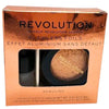 Revolution Makeup Flawless Foils Eye Shadow & Primer Set REBOUND Soft Gold 0.07 oz 1 Pack