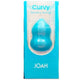 JOAH Sculpted Makeup Blending Sponge, Blue Curvy Shape - 1 Pack